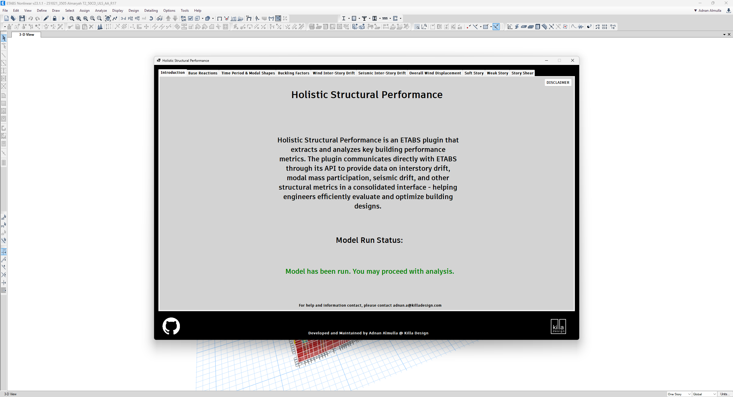 Holistic Structural Performance